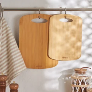 Karaca Defne bamboe snijplanken set | 2 stuks
