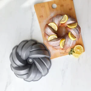 Karaca Cake Pro Mesh aluminium gegoten bakvorm | 26 cm | Antraciet