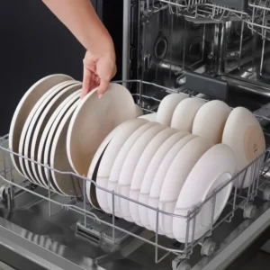 Karaca Cupid 55-delige serviesset voor 12 personen | Beige/Wit