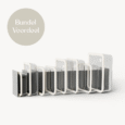 Vershoudbakjes voordeelset | 12-delig | Incl. houders | Transparant