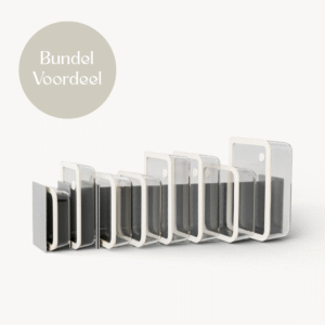 Vershoudbakjes voordeelset | 12-delig | Incl. houders | Transparant