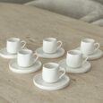 Diva 12-delige espressokopjes set voor 6 personen | 80 ml