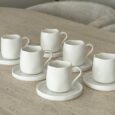 Diva 12-delige koffiekopjes set voor 6 personen | 200 ml