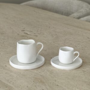 Diva 12-delige espressokopjes set voor 6 personen | 80 ml