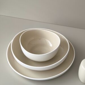 Bricard Colmar serviesset 27-delig | wit-taupe