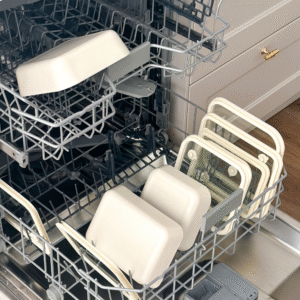 Vershoudbakjes set vierkant | 3-delig | Beige