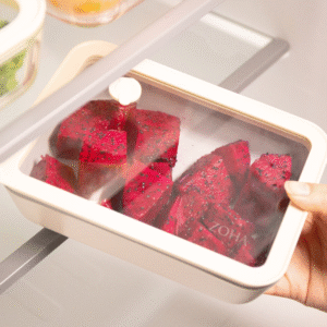 Vershoudbakjes voordeelset | 8-delig | Beige