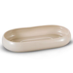 Bricard Bondy diepe ovale schaal | Beige | 35 cm