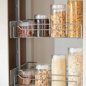 Misu glazen voorraadpot rond | 2 stuks | 1200 ml