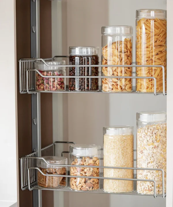 Misu glazen voorraadpot rond | 2 stuks | 1500 ml