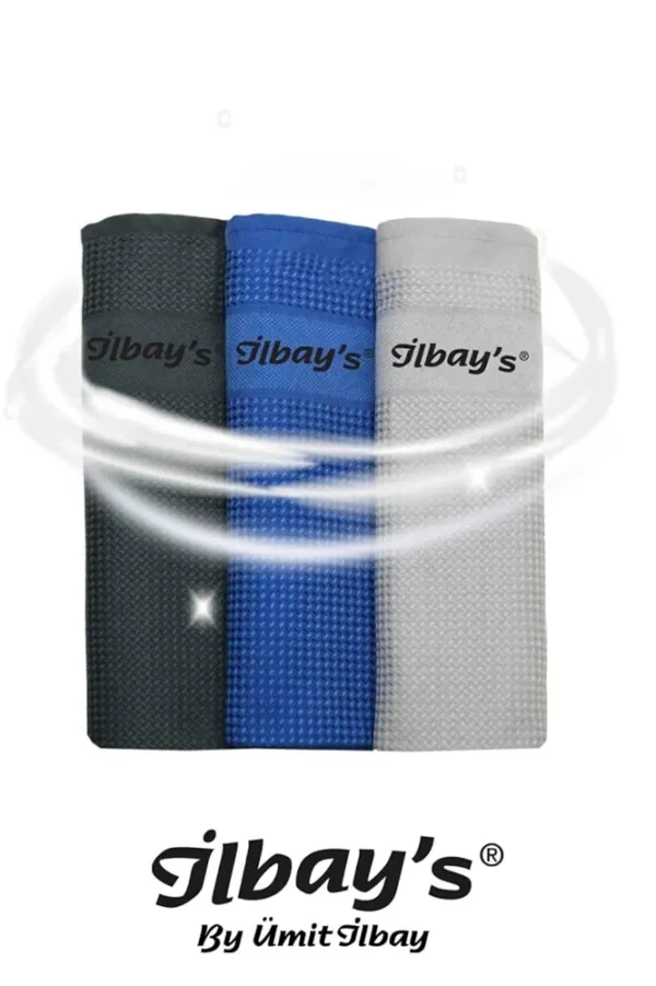 Ilbay’s wonderdoeken – Premium microvezeldoeken | 3 stuks | Blauw