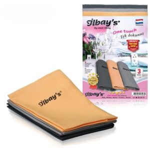 Ilbay’s wonderdoeken – Premium microvezeldoeken | 3 stuks | Oranje