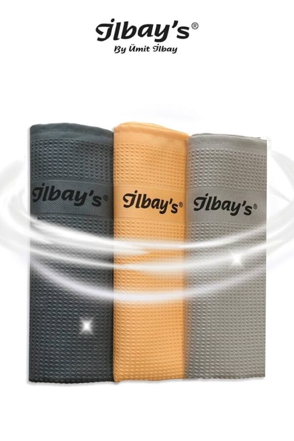 Ilbay’s wonderdoeken – Premium microvezeldoeken | 3 stuks | Oranje