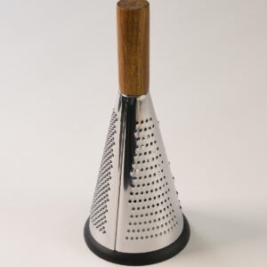 Gourmet rasp met acaciahouten handgreep rvs