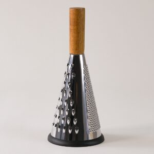 Gourmet rasp met acaciahouten handgreep rvs