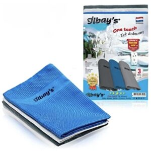 Ilbay’s wonderdoeken – Premium microvezeldoeken | 3 stuks | Blauw