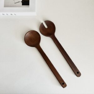 Twin acacia houten saladebestek | 2-delig