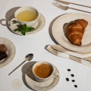 Piraye espressokopjes set voor 6 personen | Beige | 75 ml