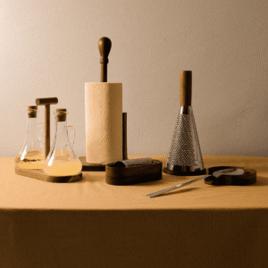 Gourmet rasp met acaciahouten handgreep rvs