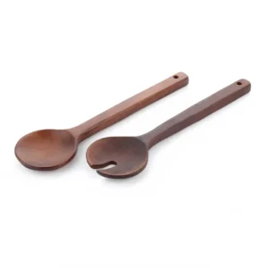 Twin acacia houten saladebestek | 2-delig