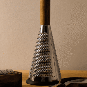 Gourmet rasp met acaciahouten handgreep rvs