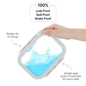 Neoflam Comodo glazen vershouddoos beige | 320 ml