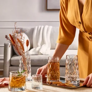 Pasabahce Leafy likeurglazen | 6 stuks | 100 ml