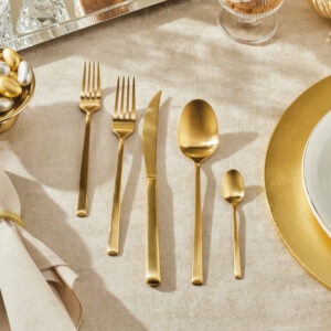 Karaca Tivoli 30-delige bestekset mat goud – 6 Personen