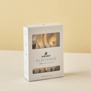 Karaca Lizbon 30-delige bestekset mat goud – 6 Personen