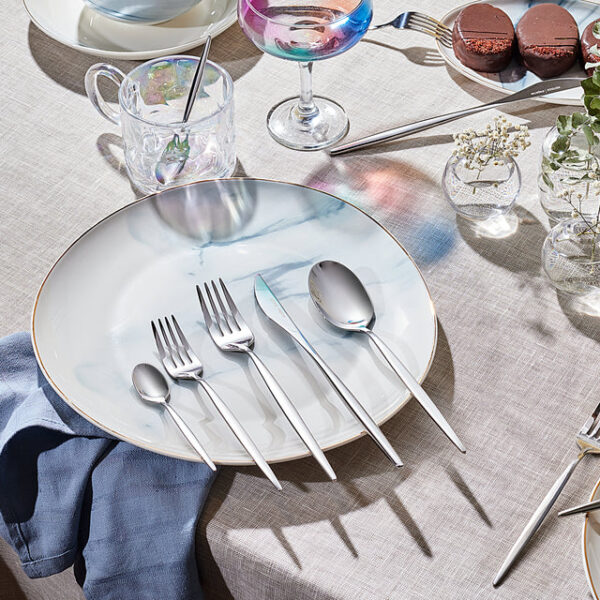 Karaca Lizbon 30-delige rvs bestekset zilver – 6 Personen
