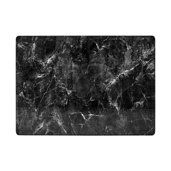 Karaca Ayaz glazen snijplank | marmer design | Zwart
