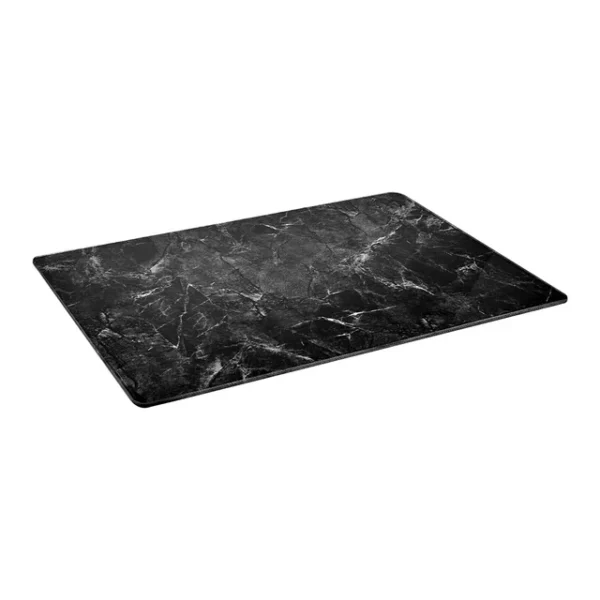 Karaca Ayaz glazen snijplank | marmer design | Zwart