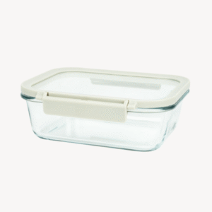 Neoflam Comodo glazen vershouddoos beige | 1000 ml