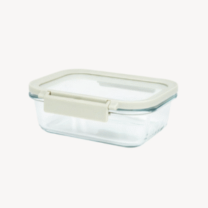 Neoflam Comodo glazen vershouddoos beige | 600 ml