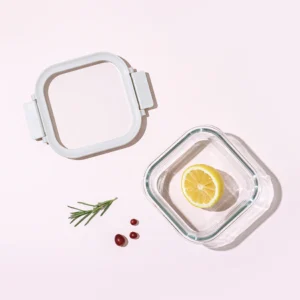 Neoflam Comodo glazen vershouddoos beige | 320 ml