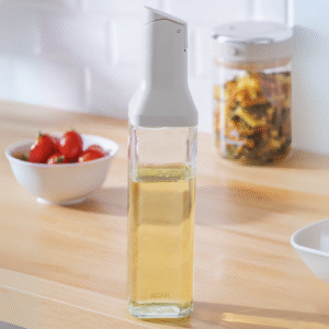 Harlow glazen oliefles met schenktuit | Rechthoekig | 500 ml