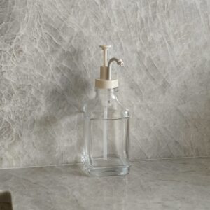 Gael glazen dispenser fles 500 ml – Beige