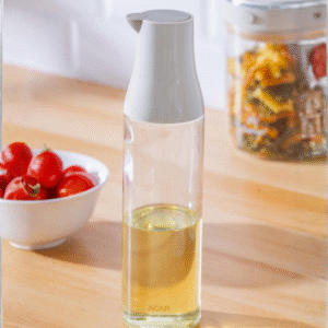 Harlow glazen oliefles met schenktuit | Rond | 500 ml