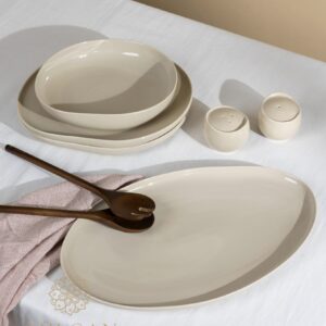 Barles dupe serviesset | 27-delig voor 6 personen | Biscuit beige