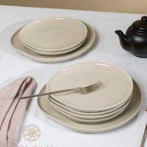 Barles dupe serviesset | 27-delig voor 6 personen | Biscuit beige