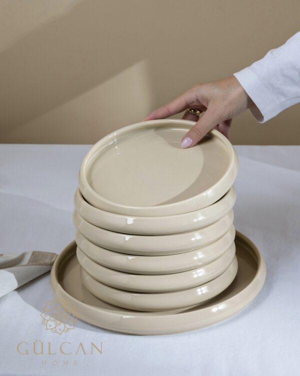 Bondy dupe 27-delige serviesset voor 6 personen | Biscuit beige