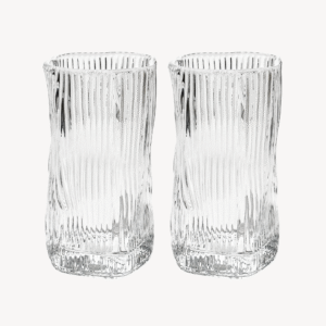 Diamond clear stripe longdrinkglazen | 6 stuks | 280 ml