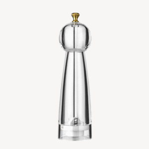 Luno Crystal – Transparante peper-/zoutmolen van acryl | 22 cm