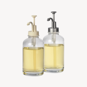 Angel glazen dispenser fles 500 ml – Beige