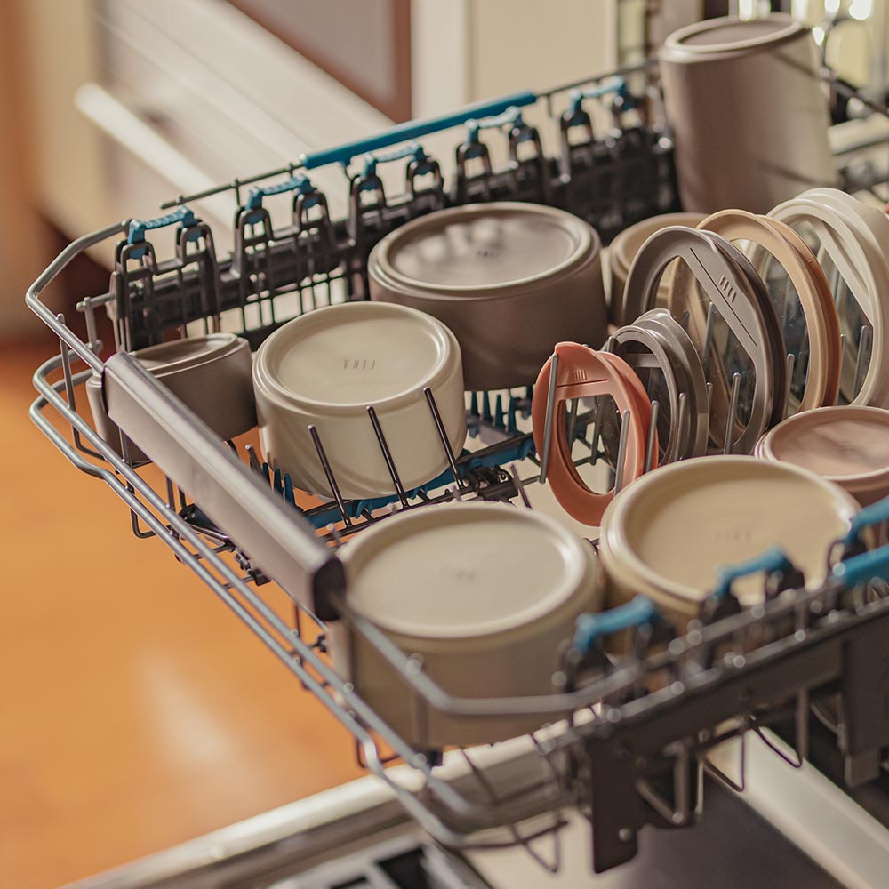 Neoflam FIKA One keramische bewaardozen set | 6-delig | Stone white