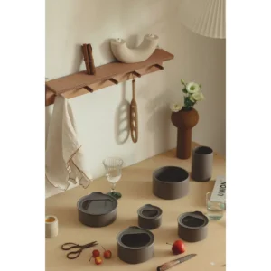 Neoflam FIKA One keramische bewaardoos 600 ml | Forest grey