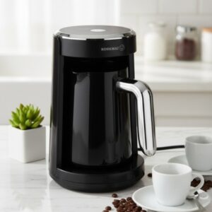 Korkmaz Keyif Türk elektrische Turkse koffiemachine | Zwart