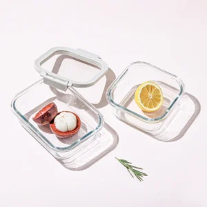 Neoflam Comodo glazen vershouddoos beige | 1000 ml