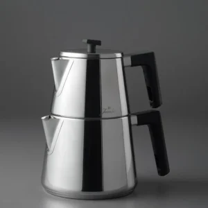 Jumbo Dynamic RVS theepot – 18/10 Roestvrijstaal – 1,9 + 1 Liter