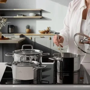 Jumbo Assos 6-delige premium RVS midi kookpannenset – 16/18/20 cm 